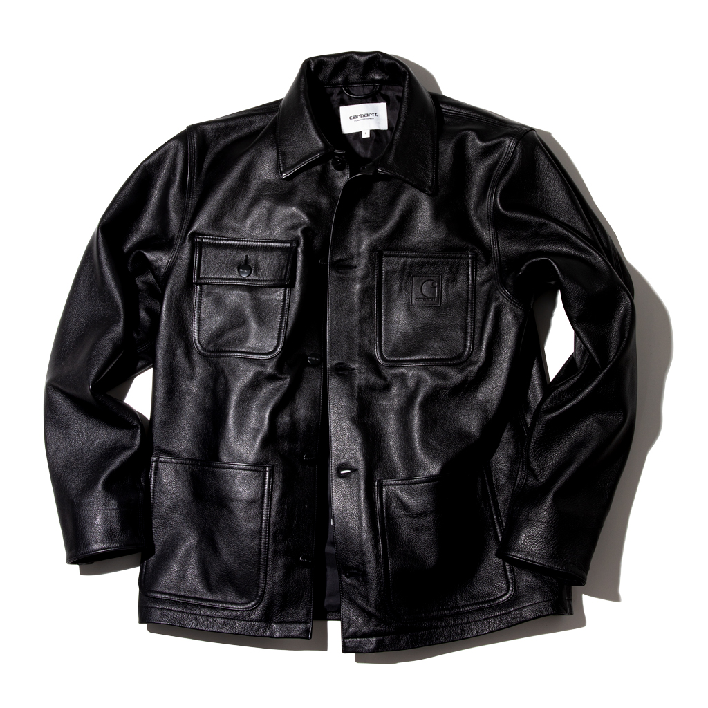 22,500円Carhartt WIP leather chore coat M